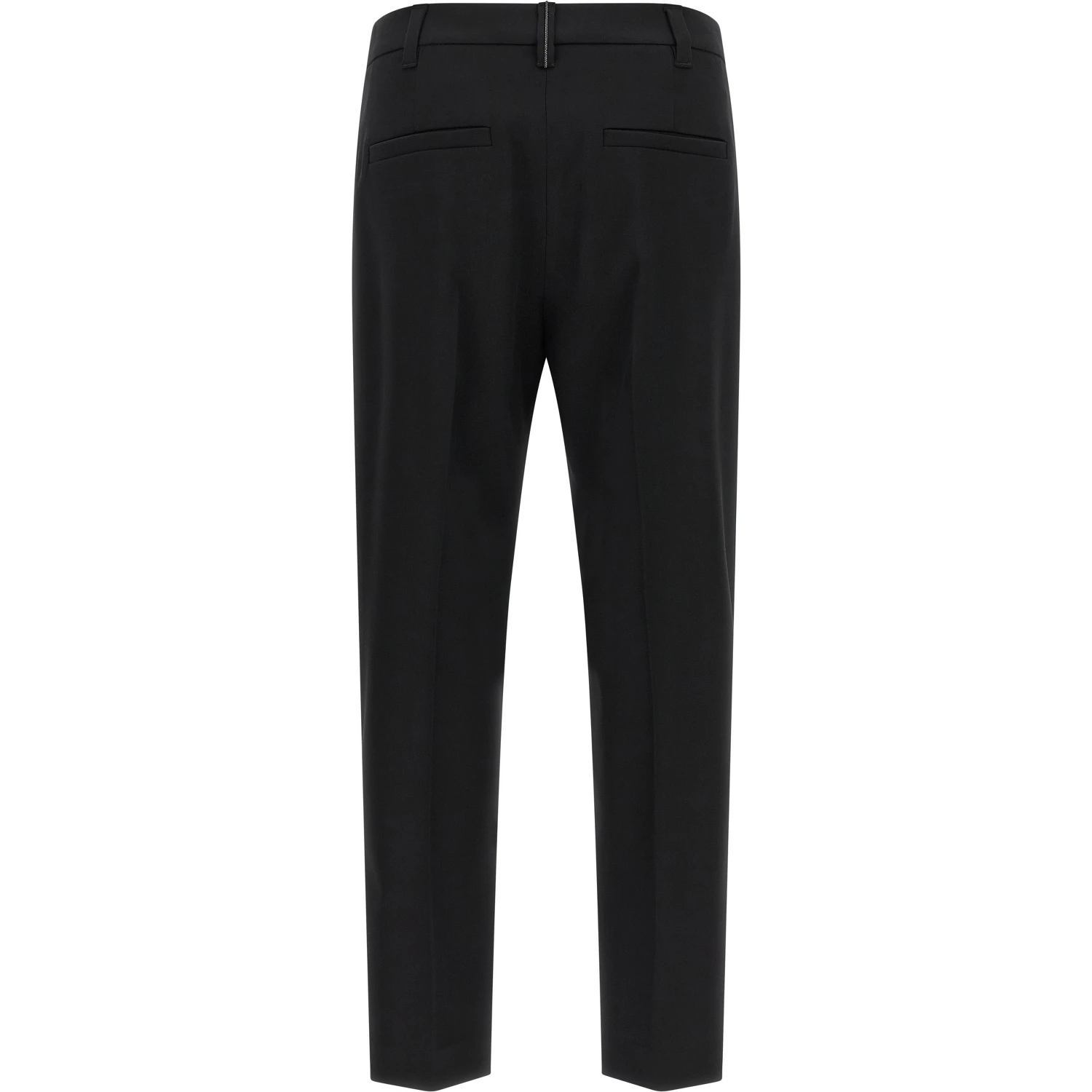 Black Virgin Wool Dress Pants