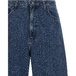 Blue Organic Cotton Relaxed Fit Jeans