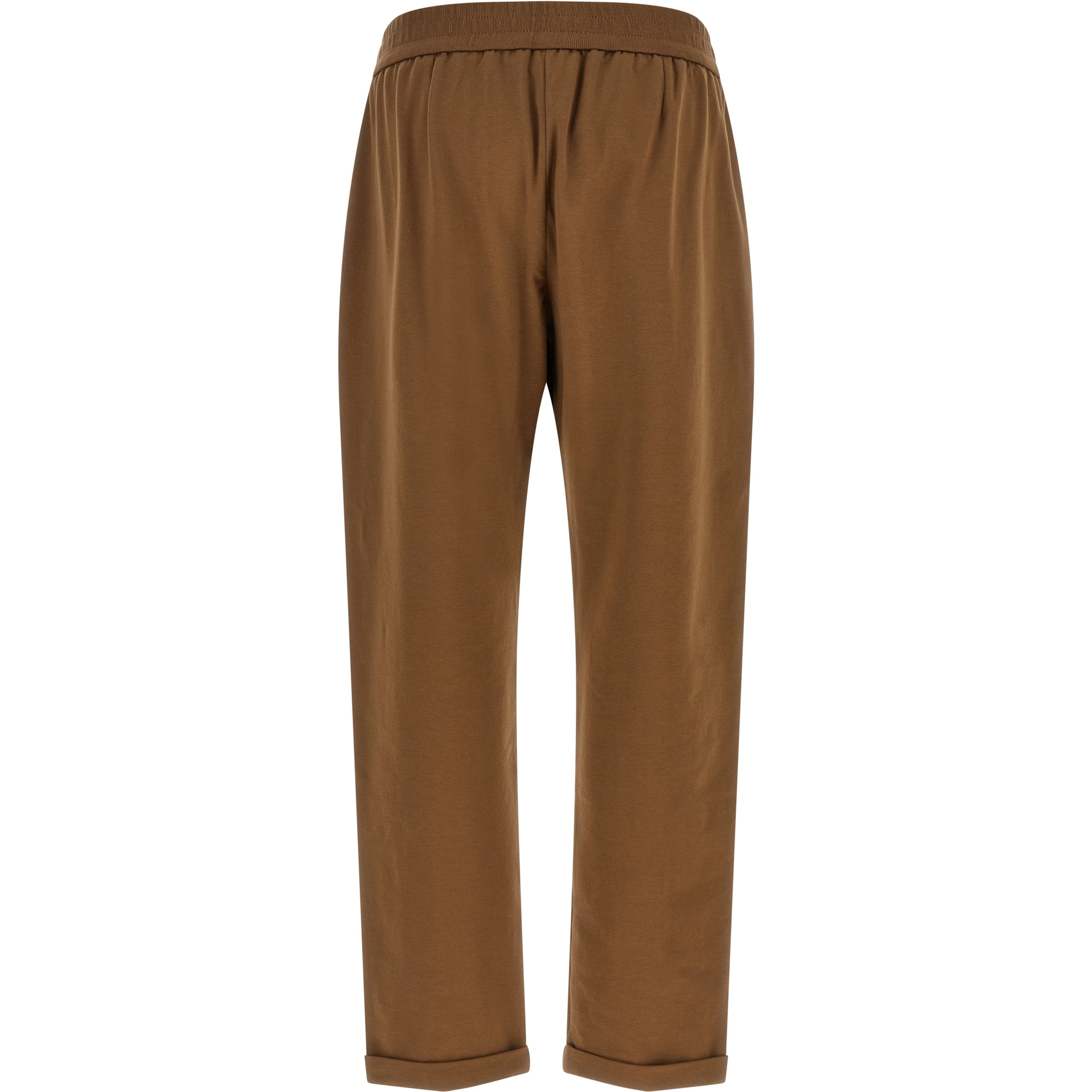 Brown Cotton Joggers (Workout Pants)