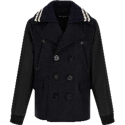 Blue Wool Coat