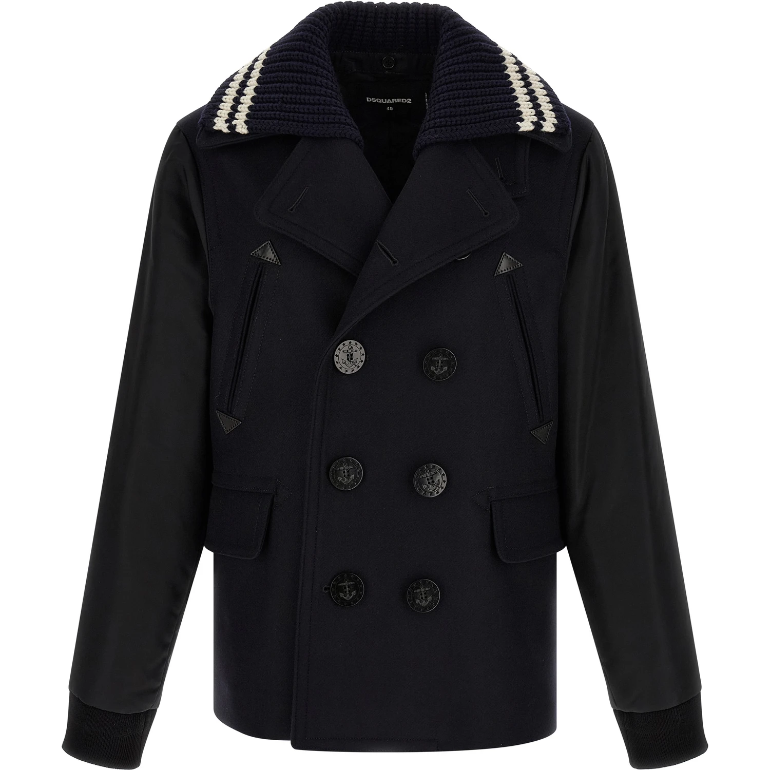 Blue Wool Coat