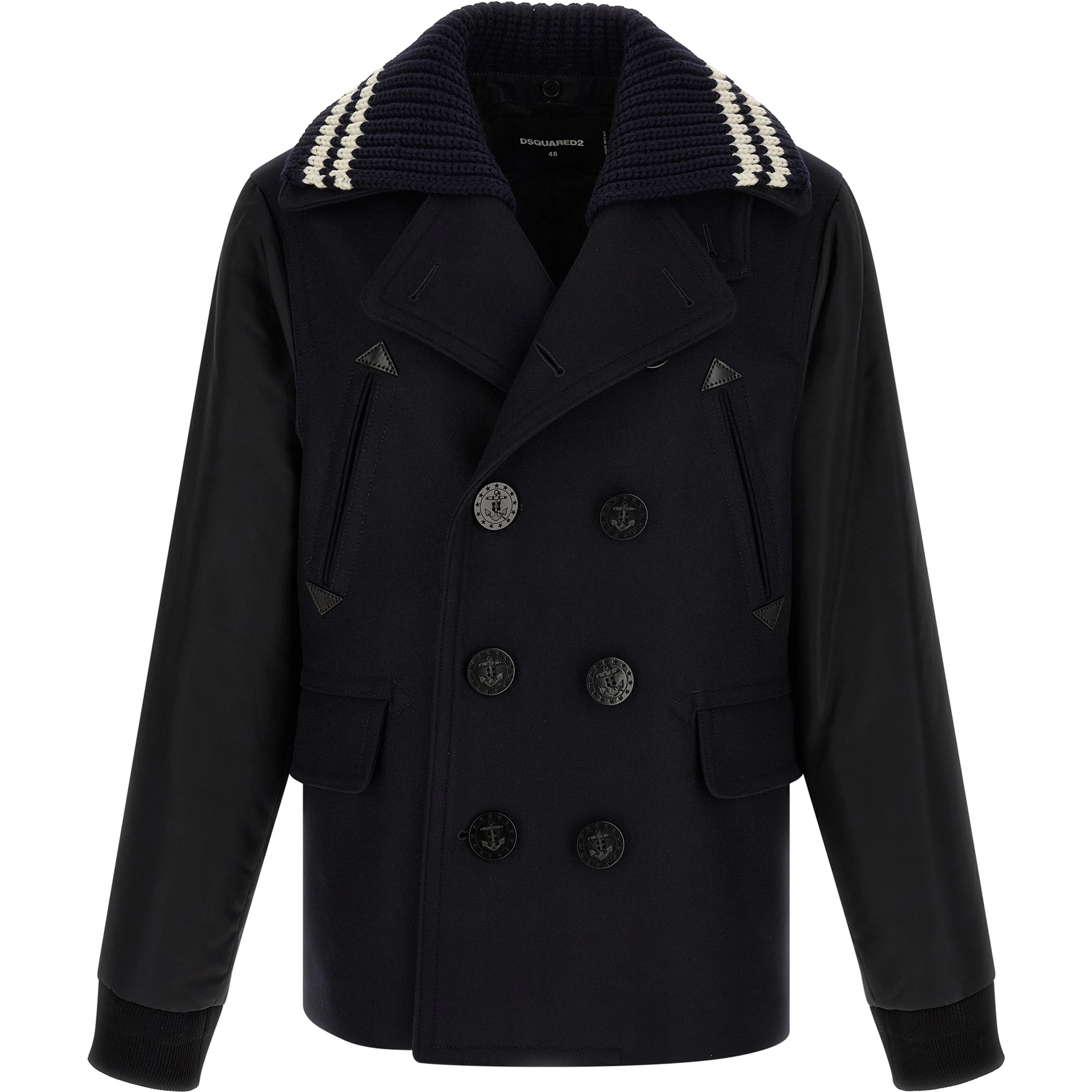 Blue Wool Coat