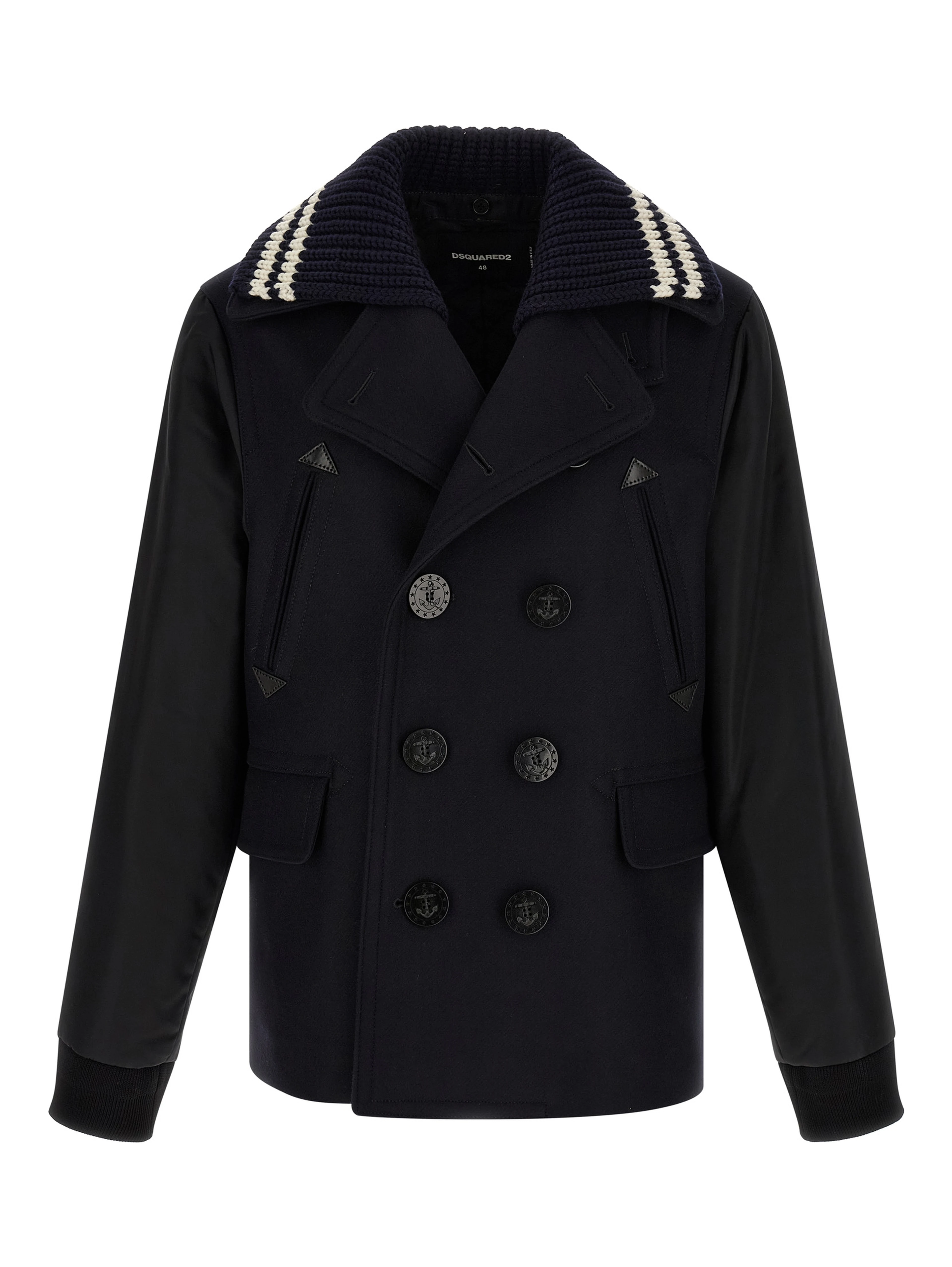 Blue Wool Coat