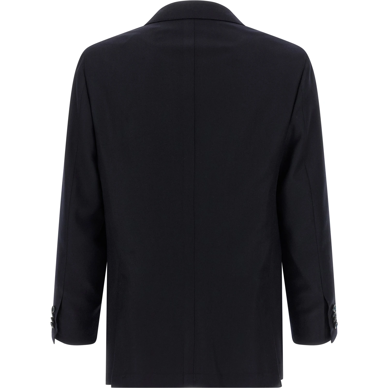 Blue Virgin Wool Two-Piece Suit
