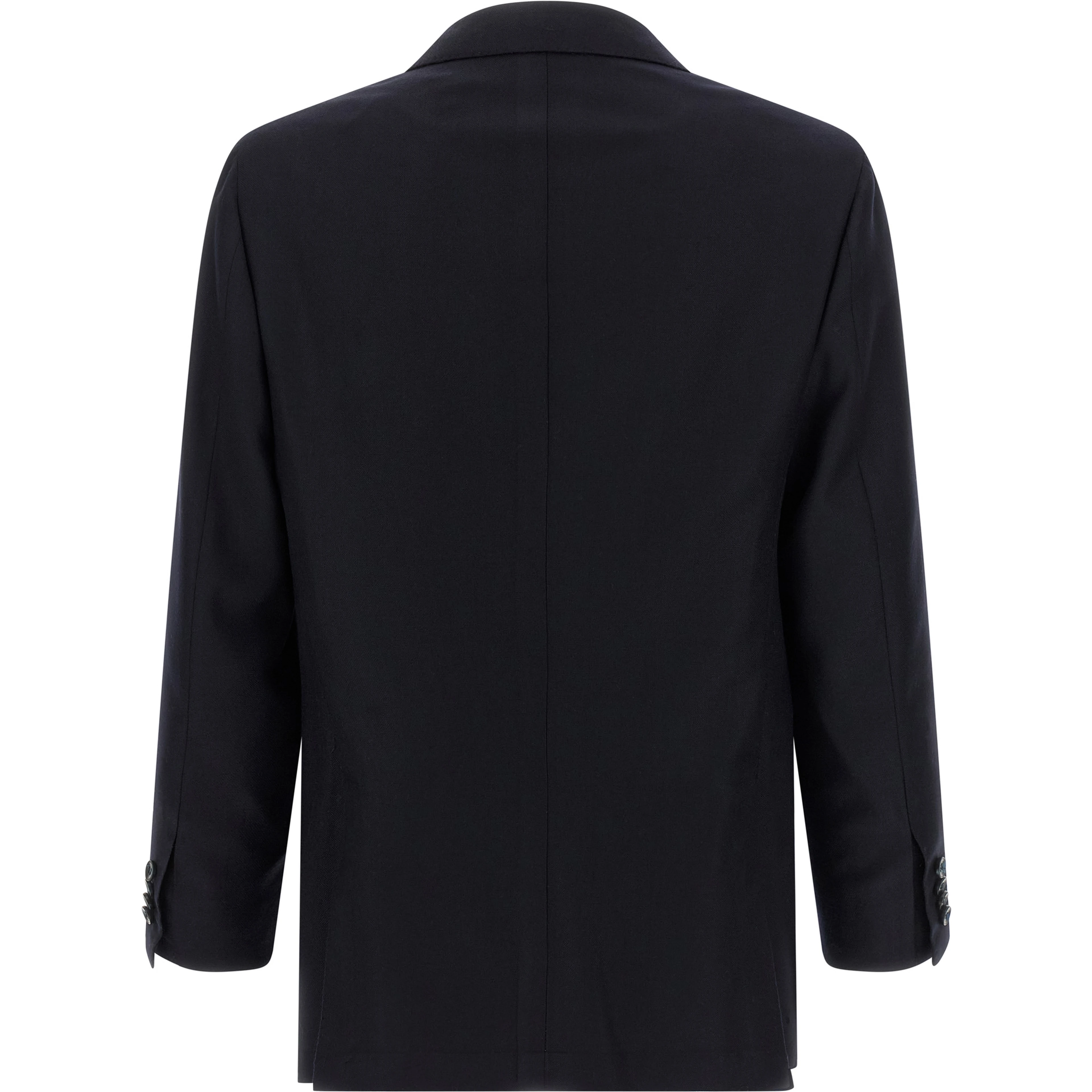 Blue Virgin Wool Two-Piece Suit