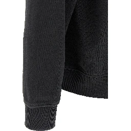 Black Cotton Sweatshirt