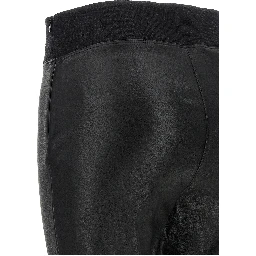 Black Lamb Leather Leggings