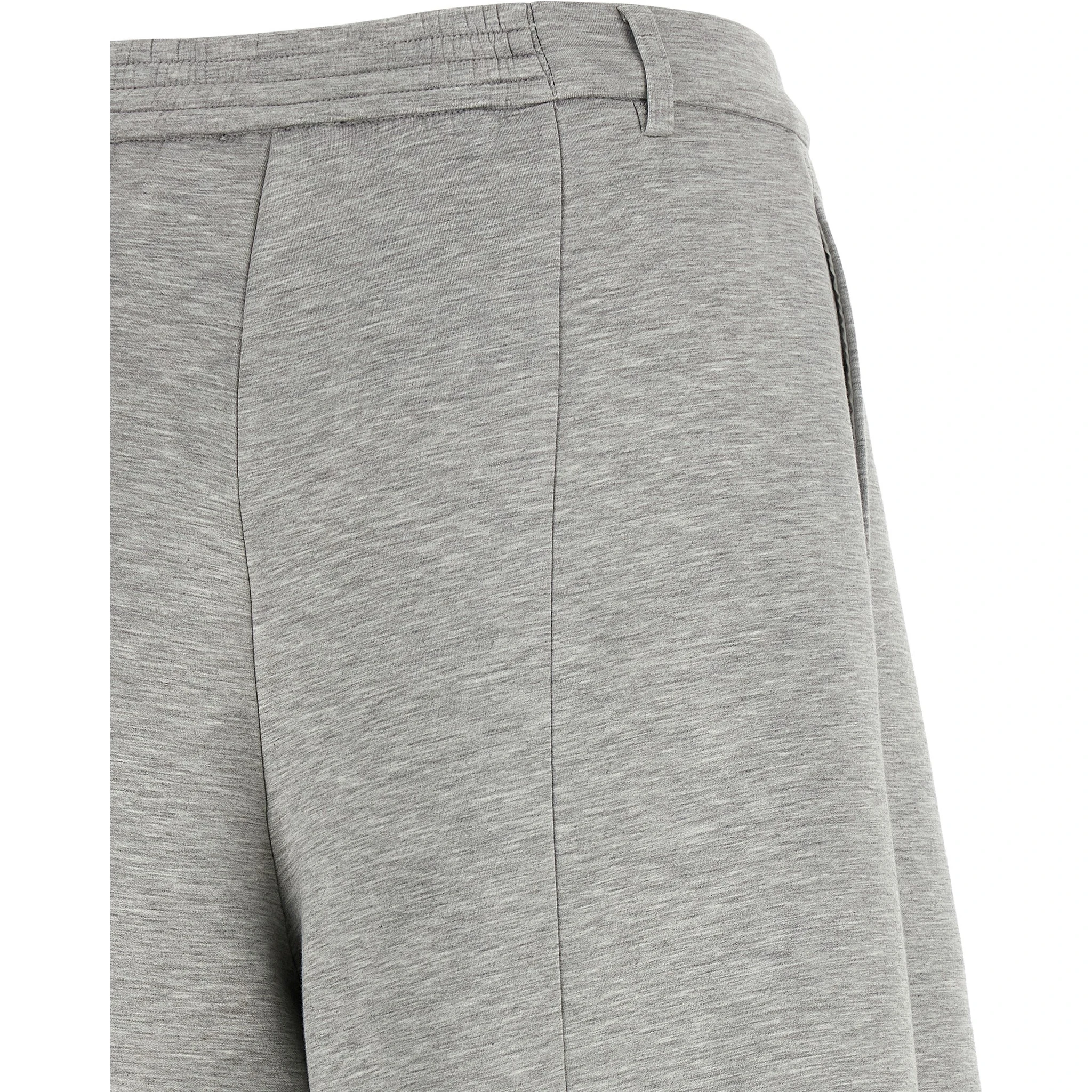 Gray Viscose Cargo Pants