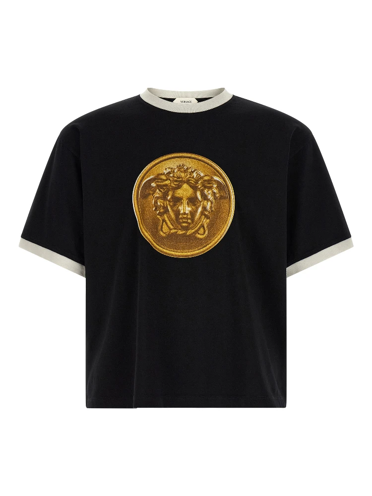Black Cotton T-Shirt