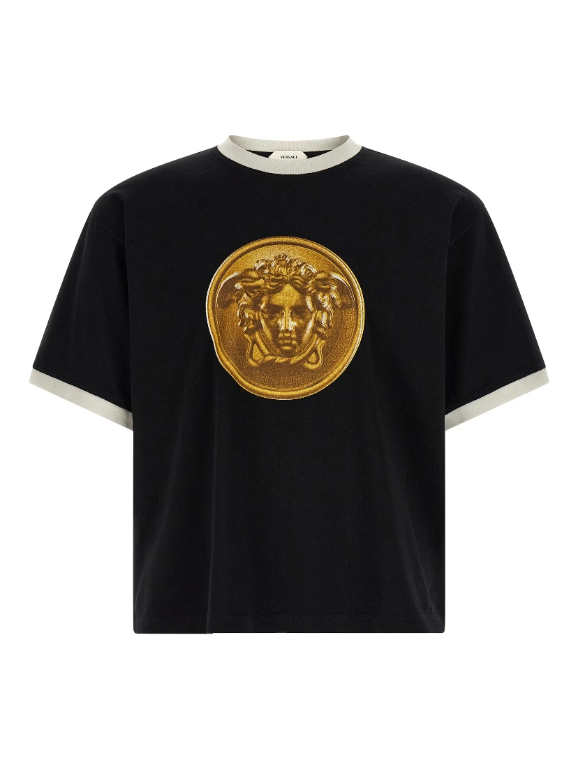 Black Cotton T-Shirt