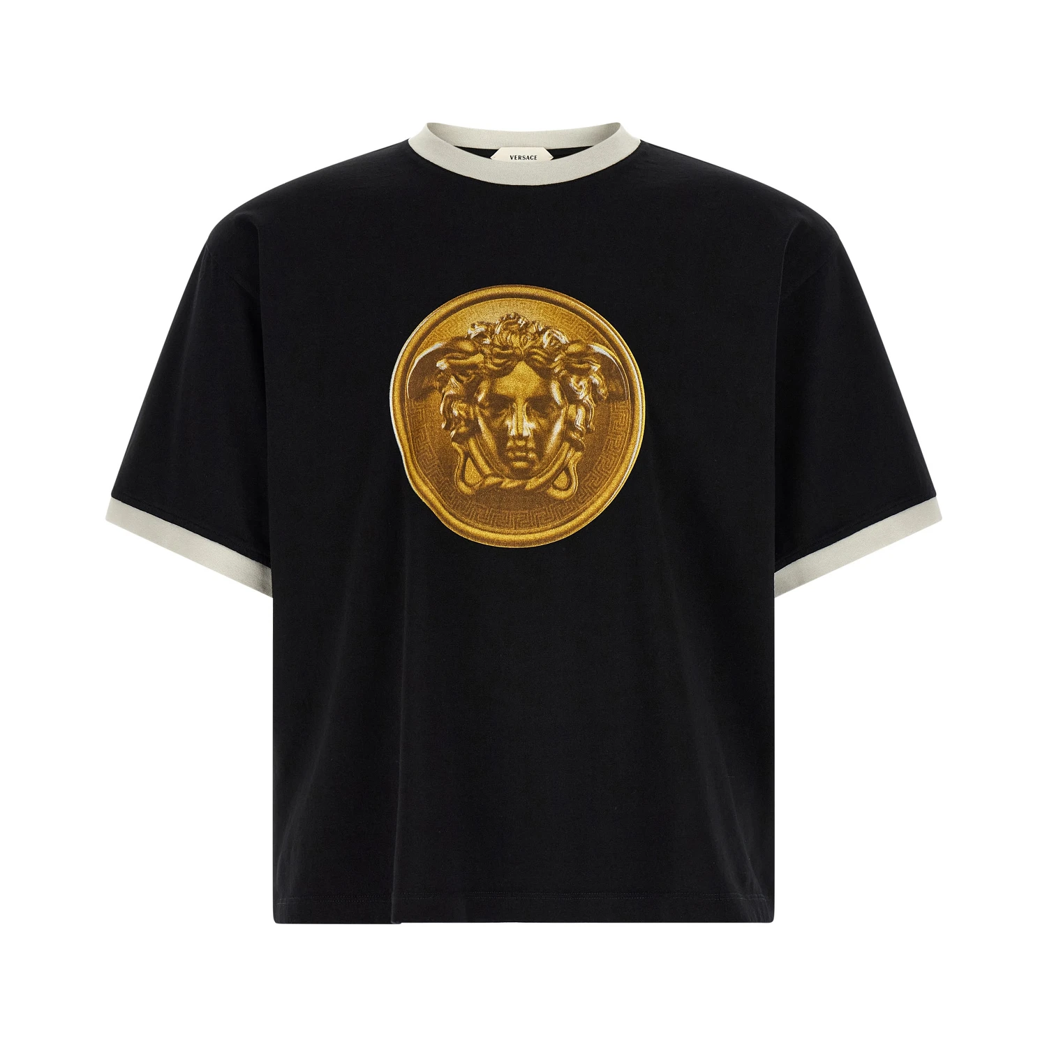 Black Cotton T-Shirt