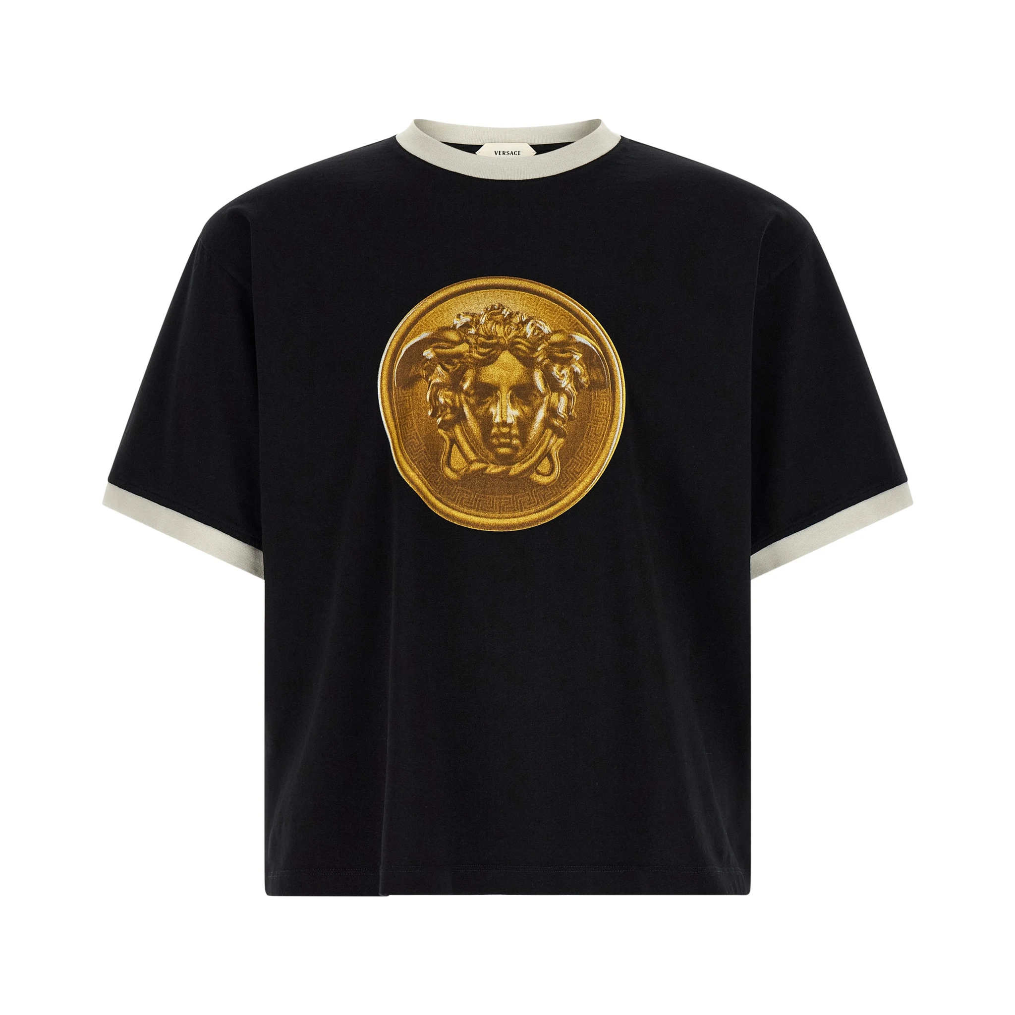 Black Cotton T-Shirt