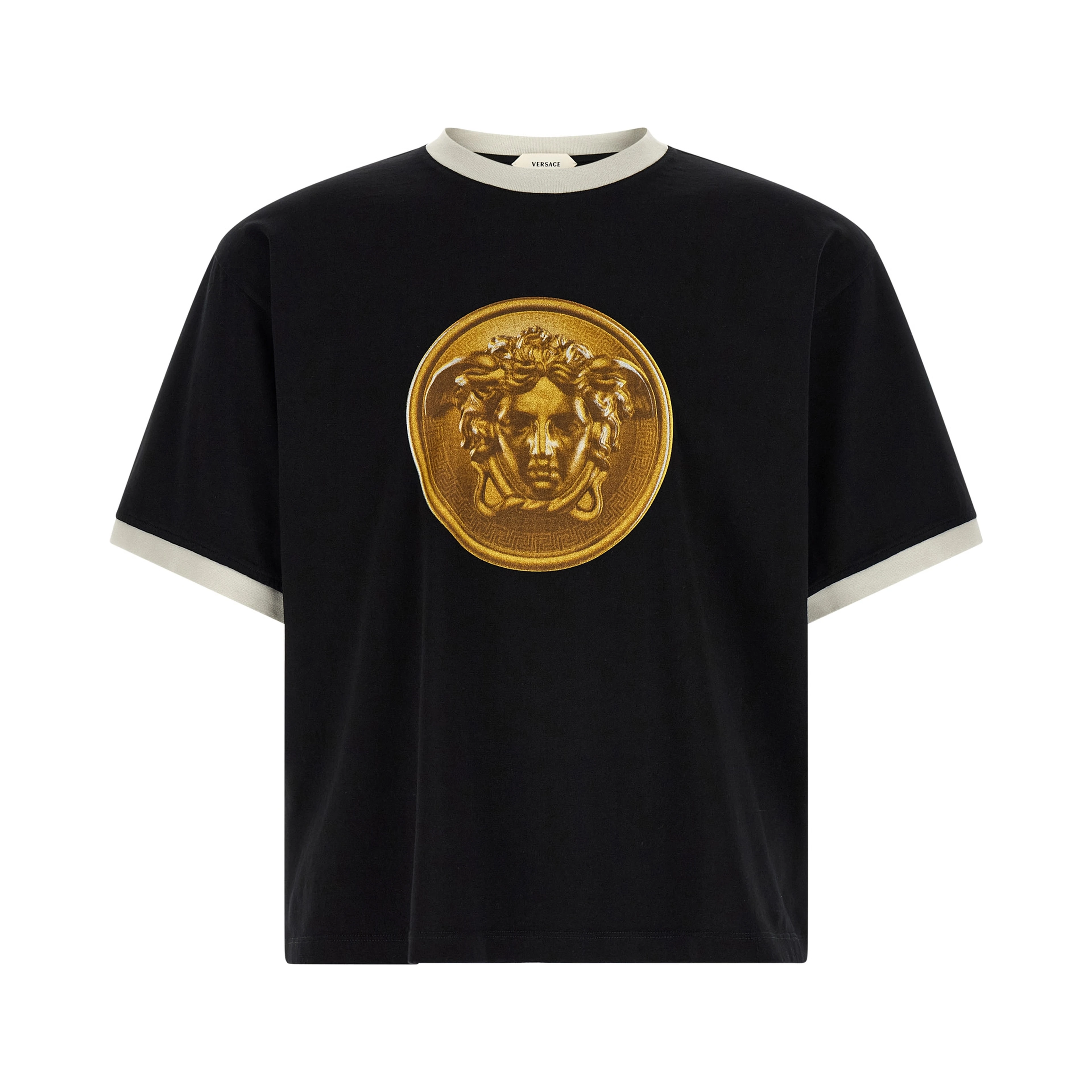 Black Cotton T-Shirt