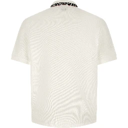 White Cotton Polo Shirt