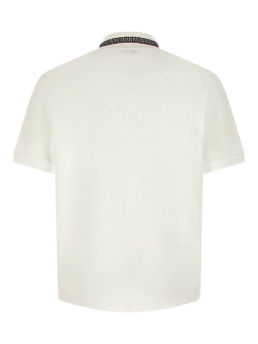 White Cotton Polo Shirt