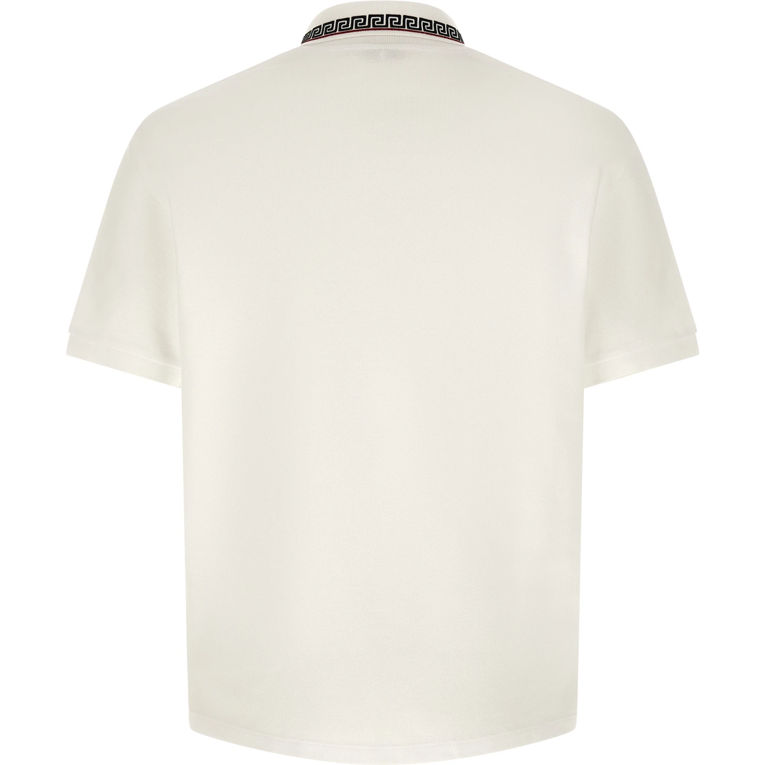 White Cotton Polo Shirt