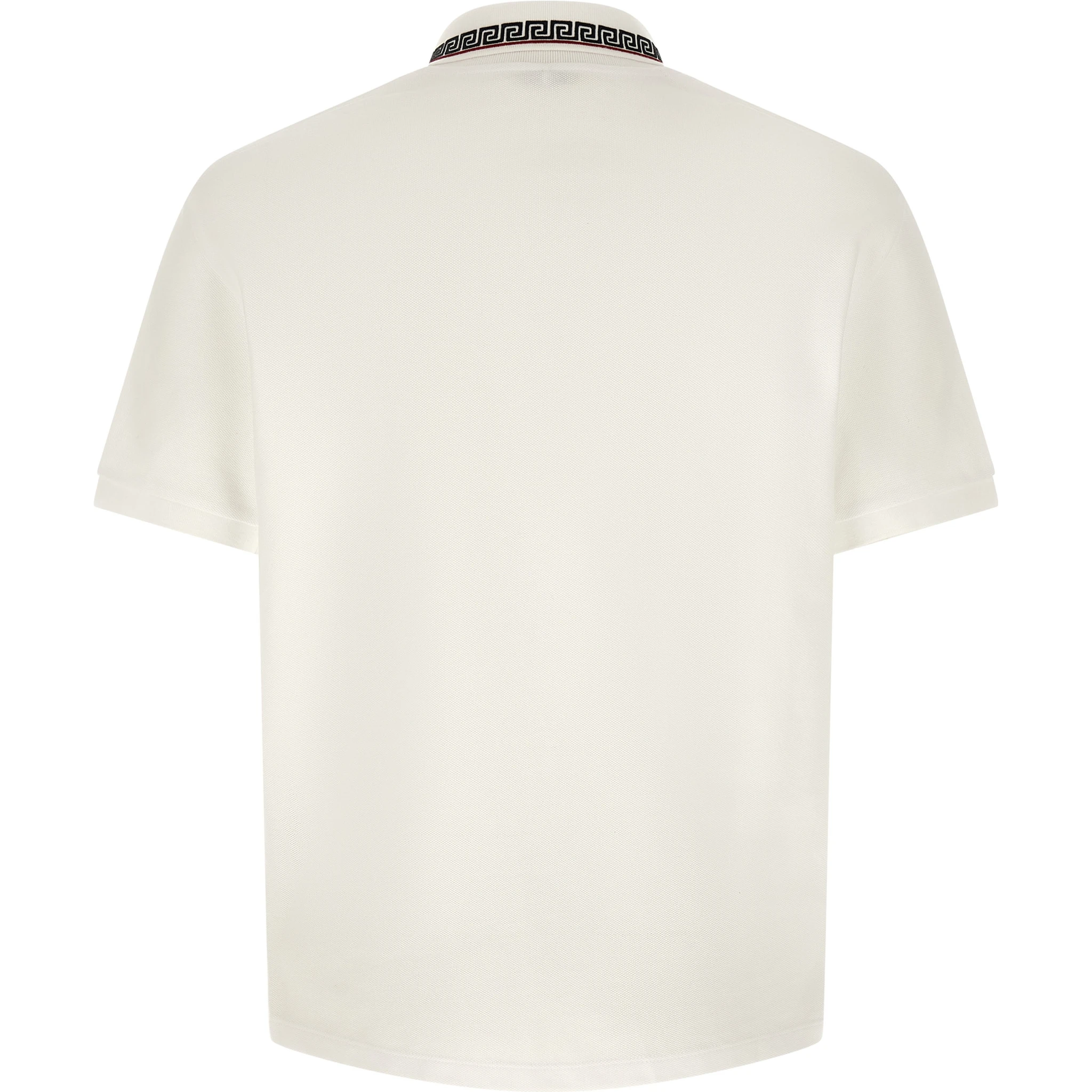 White Cotton Polo Shirt