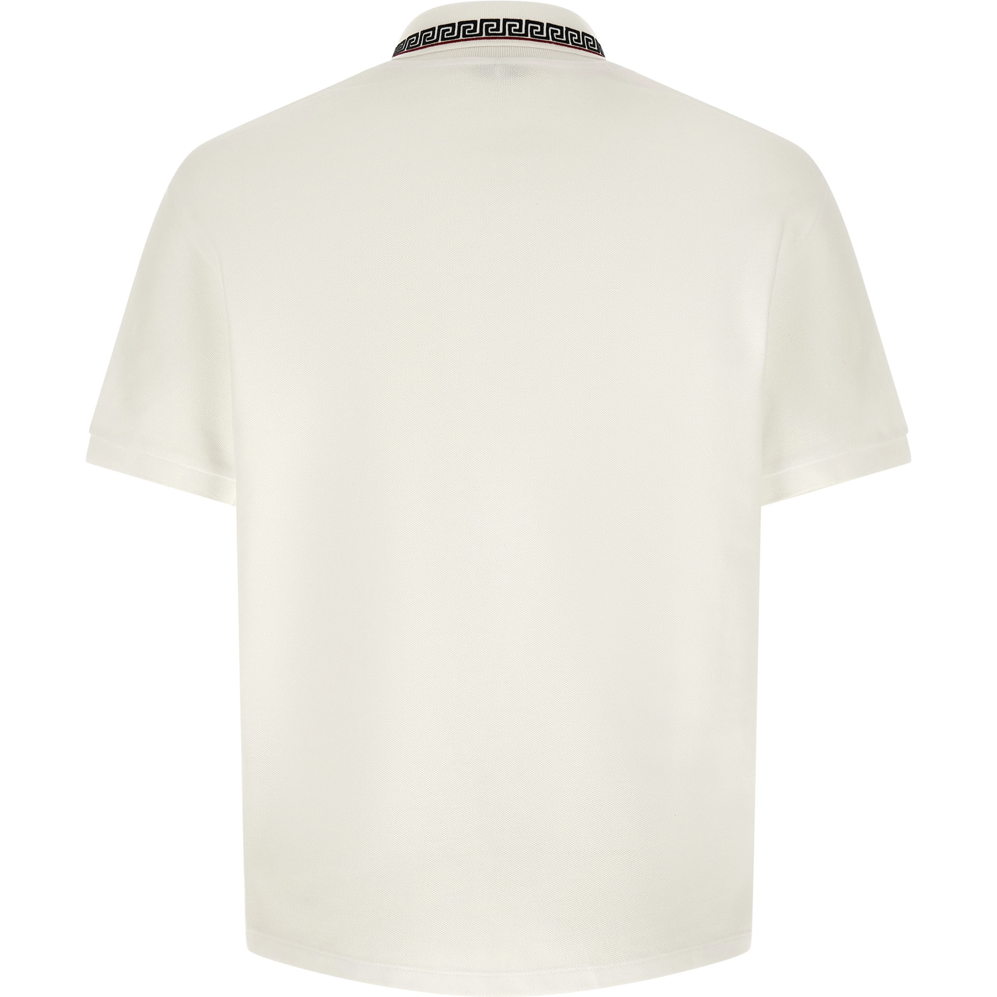 White Cotton Polo Shirt