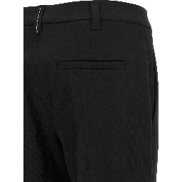 Black Virgin Wool Dress Pants