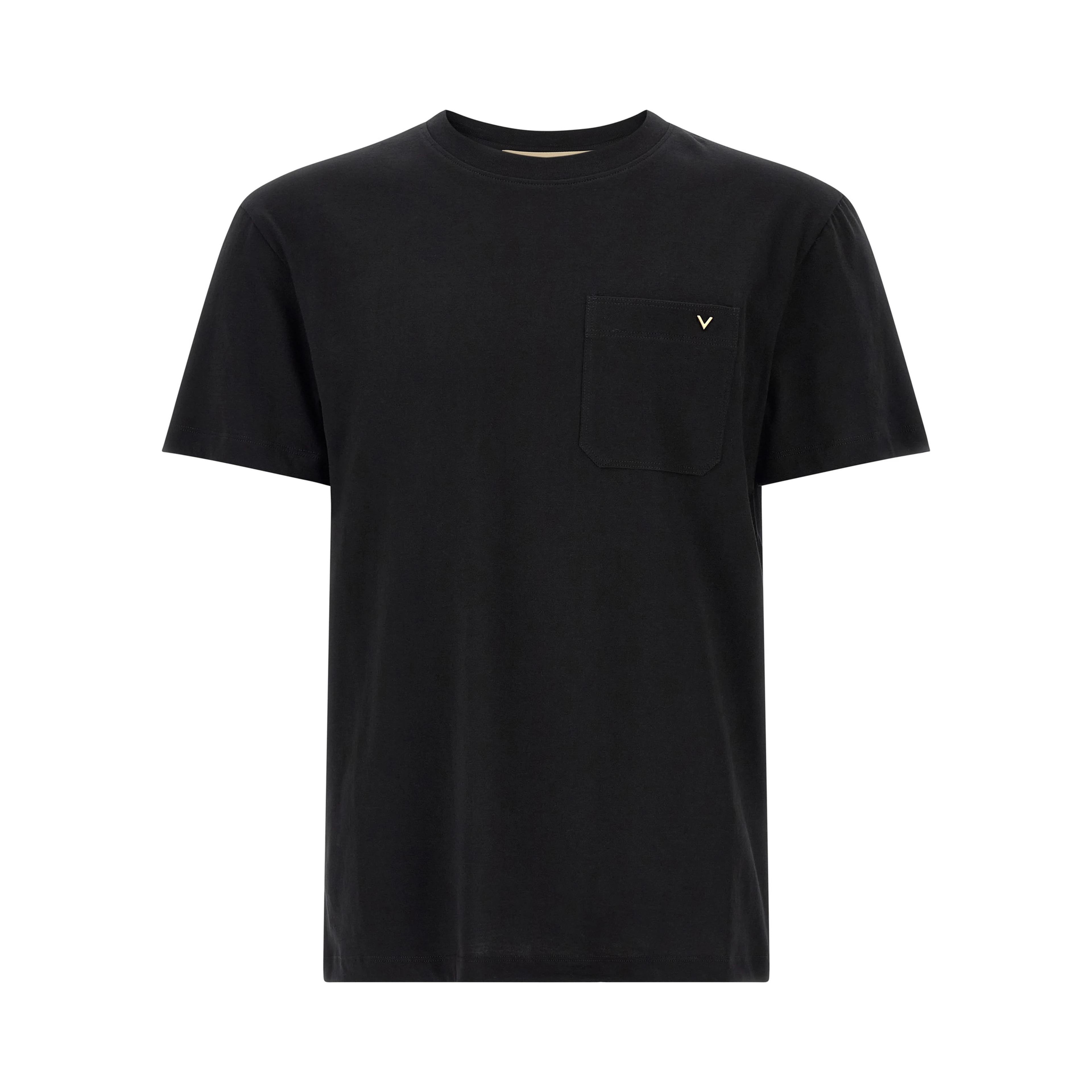 Black Cotton T-Shirt