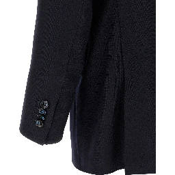 Blue Virgin Wool Two-Piece Suit