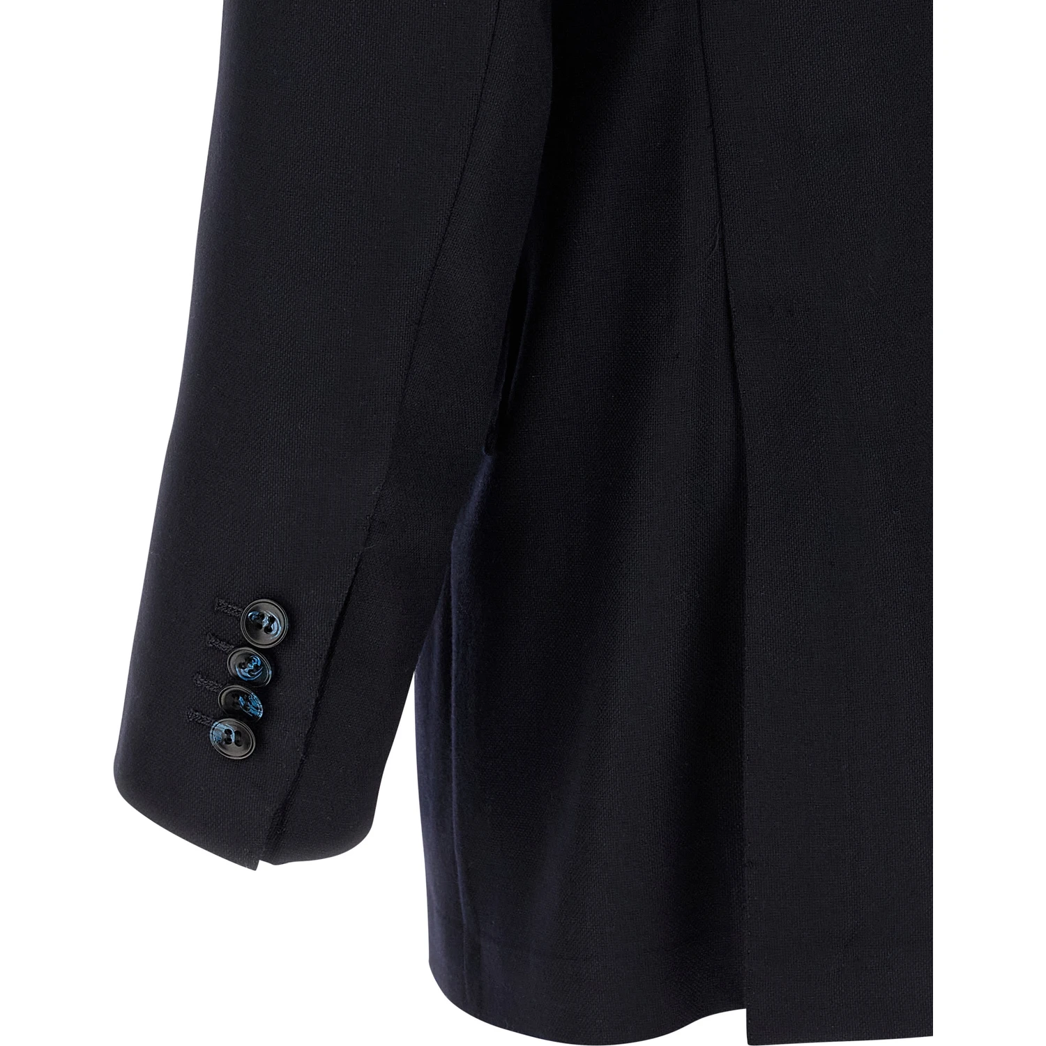 Blue Virgin Wool Two-Piece Suit