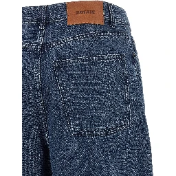 Blue Organic Cotton Relaxed Fit Jeans