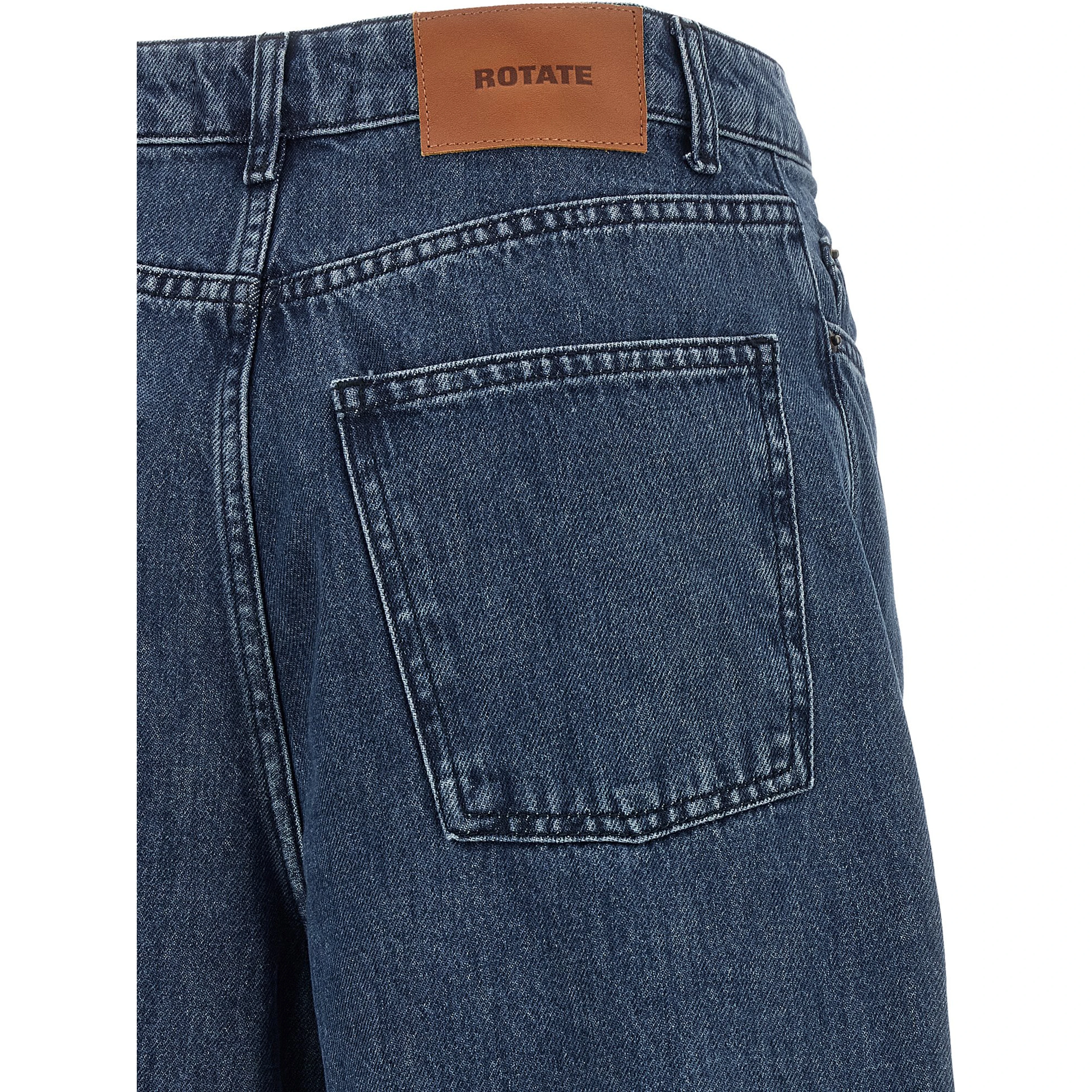 Blue Organic Cotton Relaxed Fit Jeans