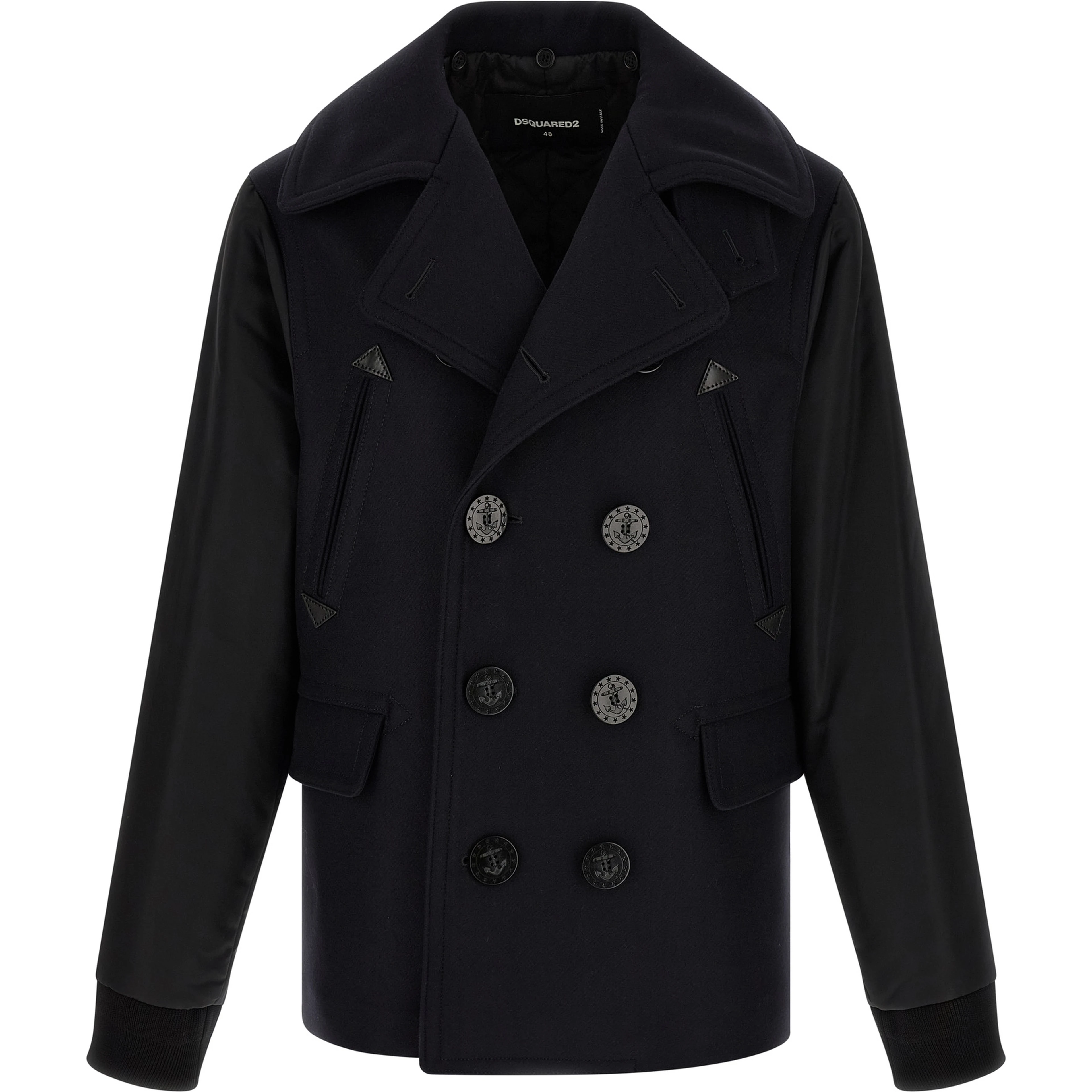 Blue Wool Coat