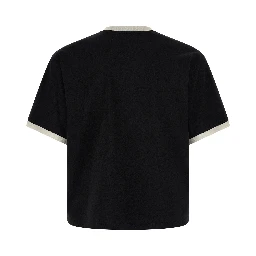 Black Cotton T-Shirt