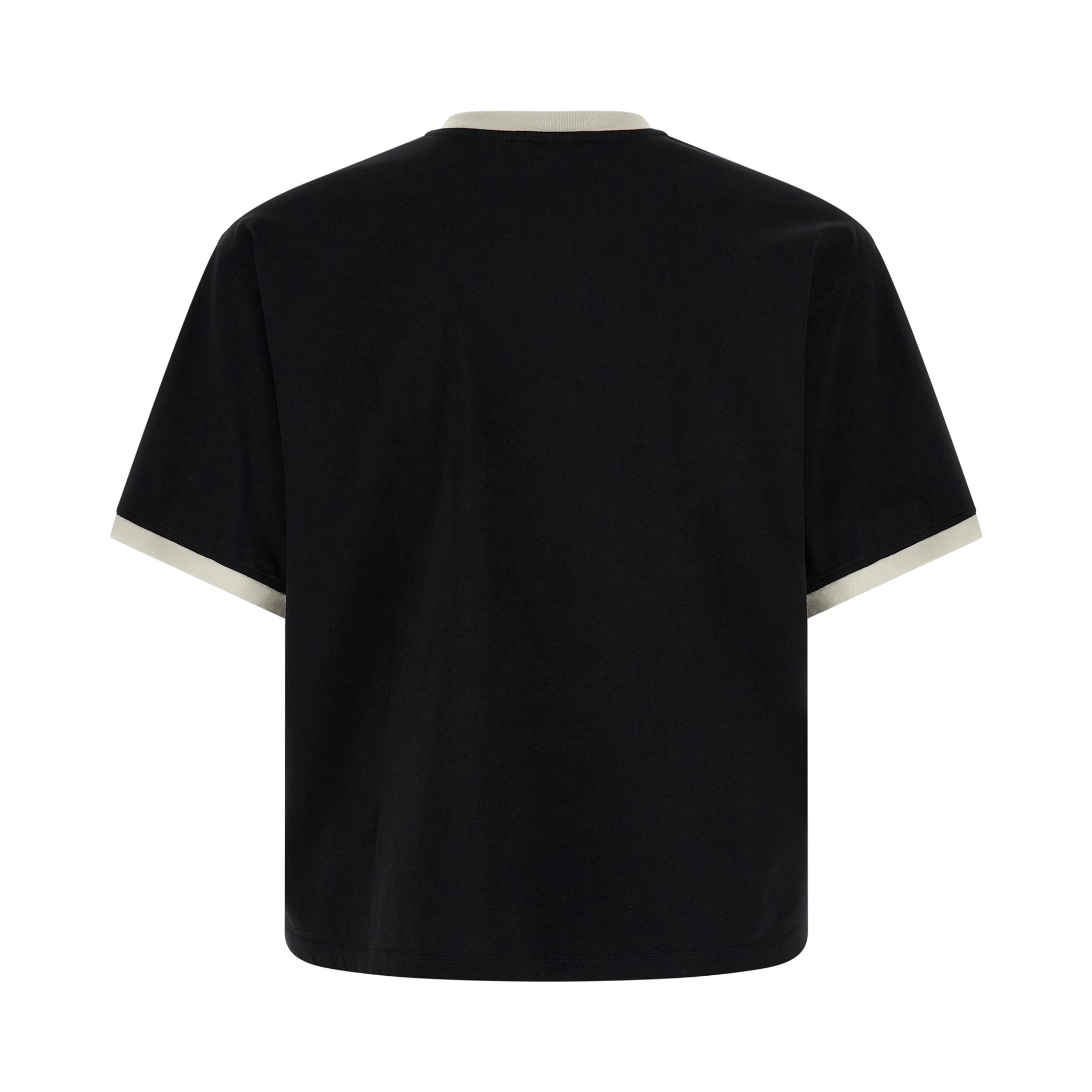 Black Cotton T-Shirt