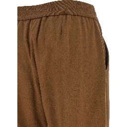 Brown Cotton Joggers (Workout Pants)