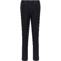 Blue Virgin Wool Two-Piece Suit