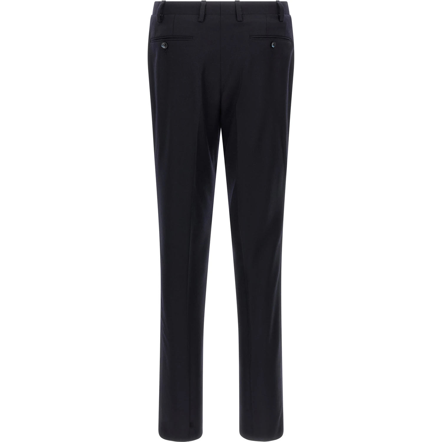 Blue Virgin Wool Two-Piece Suit