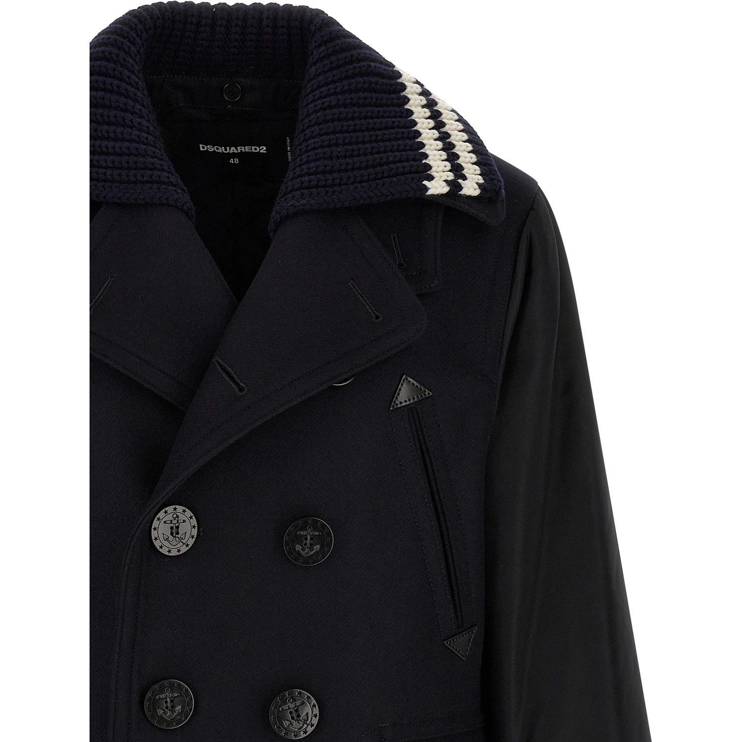 Blue Wool Coat