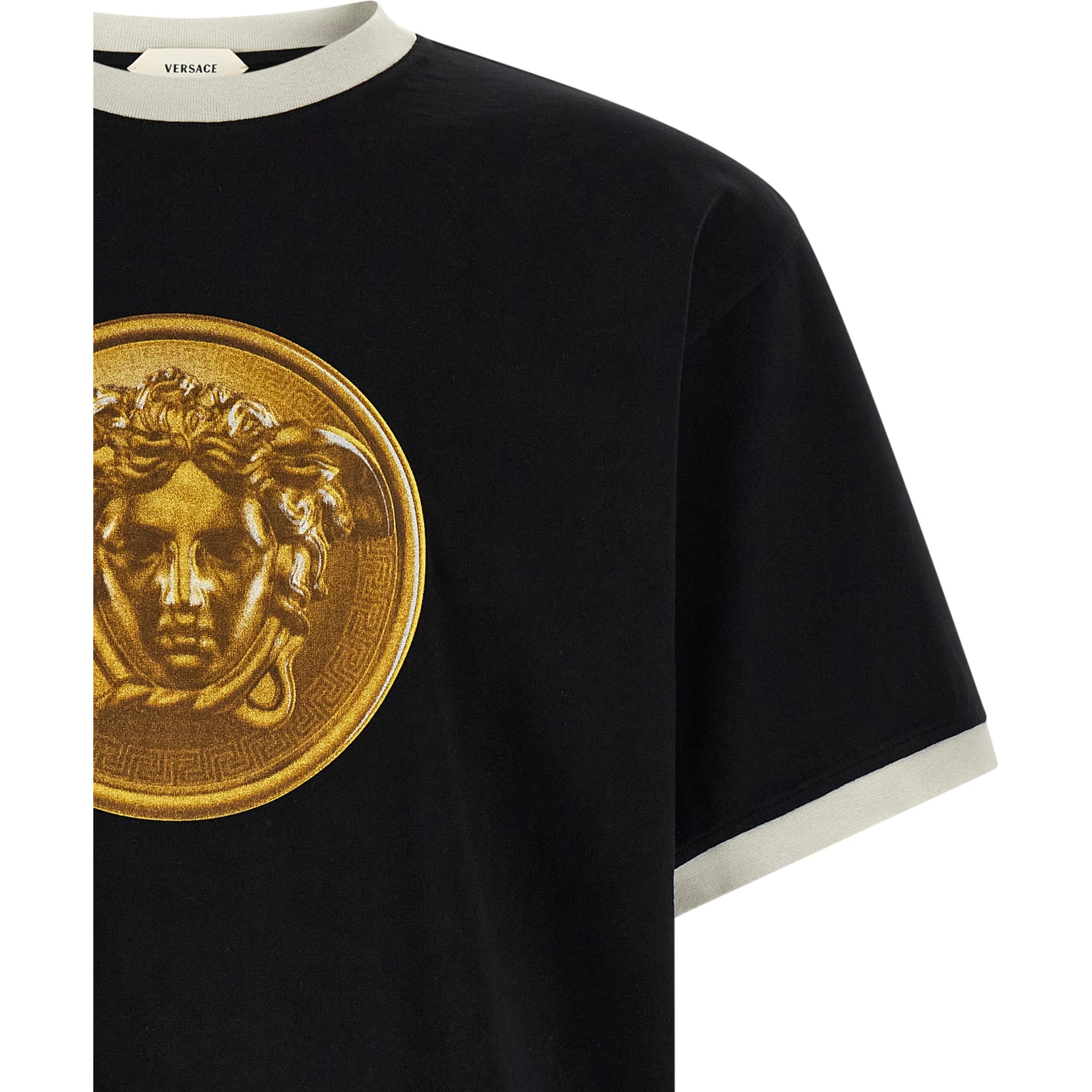 Black Cotton T-Shirt