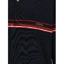 Blue Cotton Polo Shirt