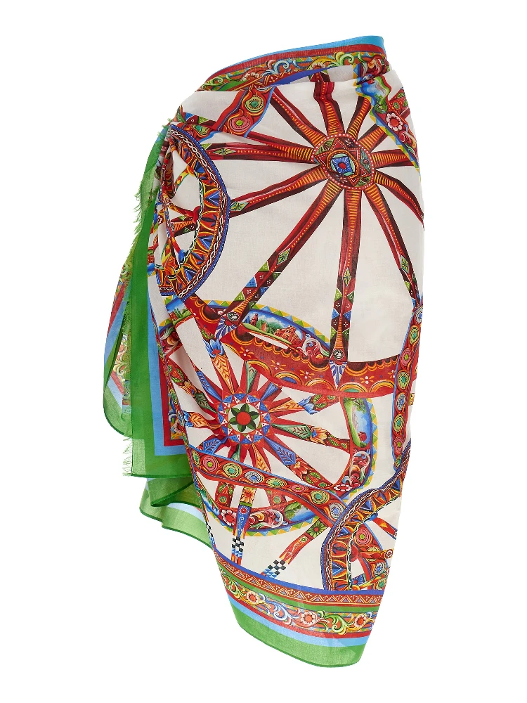 Multicolor Cotton Long Skirt alternative