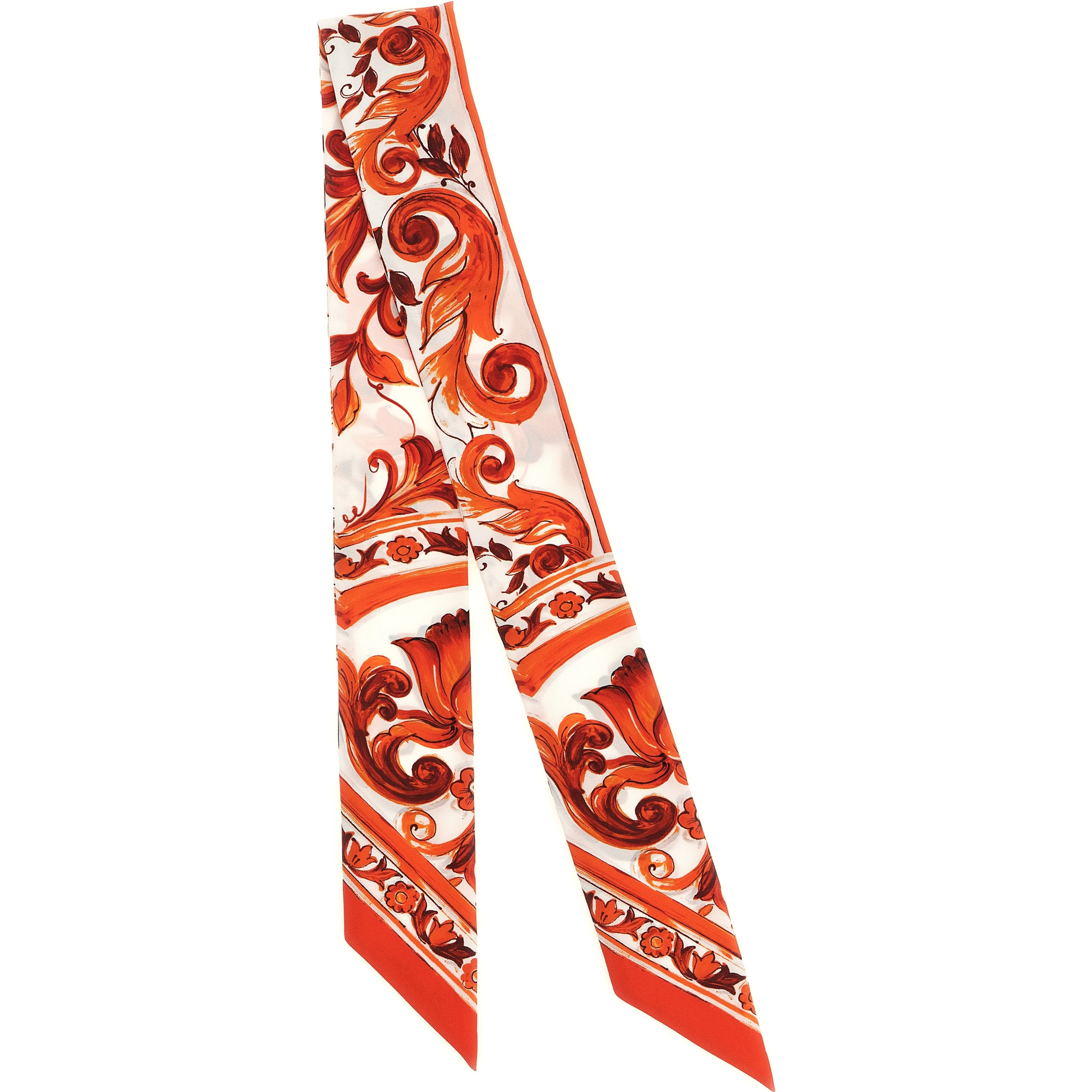 Orange Silk Foulard