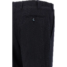 Blue Virgin Wool Two-Piece Suit