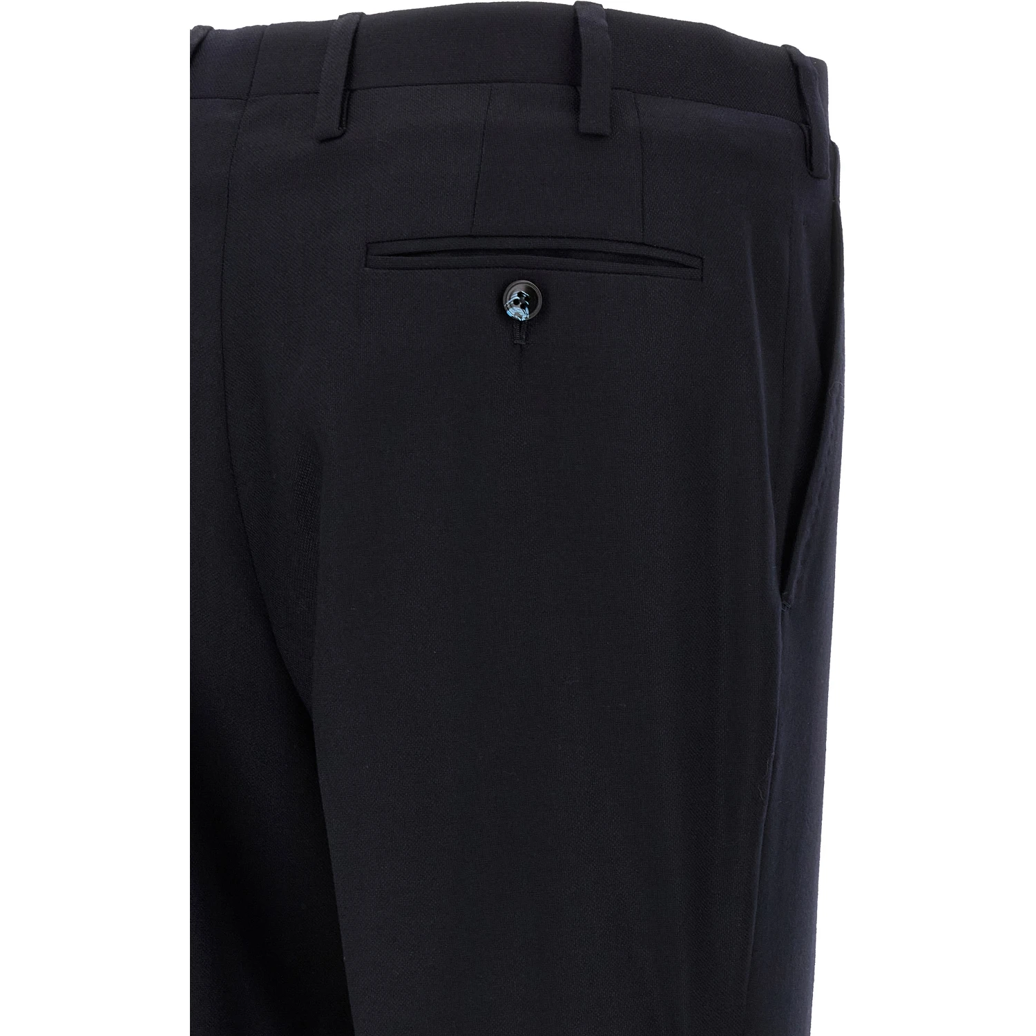 Blue Virgin Wool Two-Piece Suit
