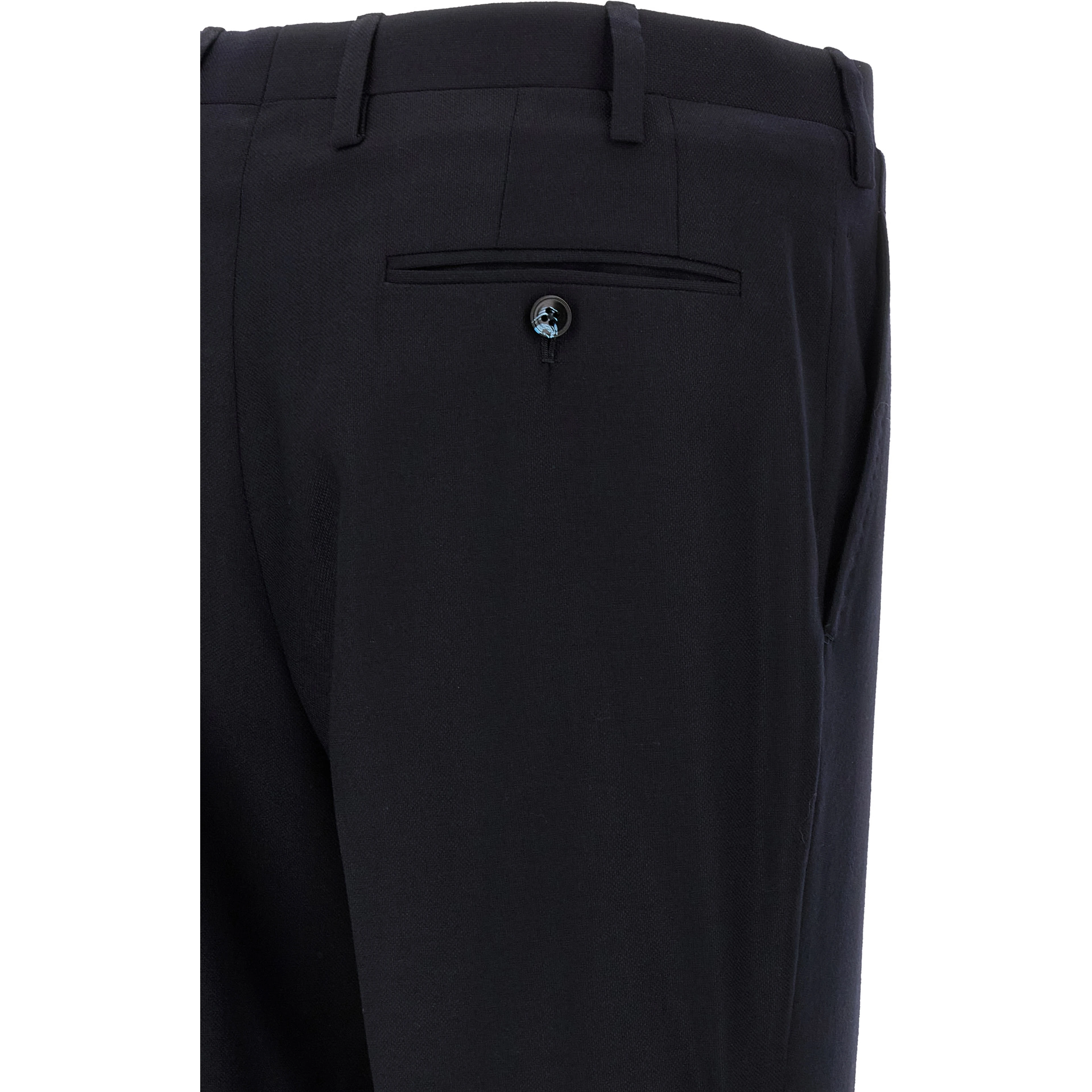 Blue Virgin Wool Two-Piece Suit