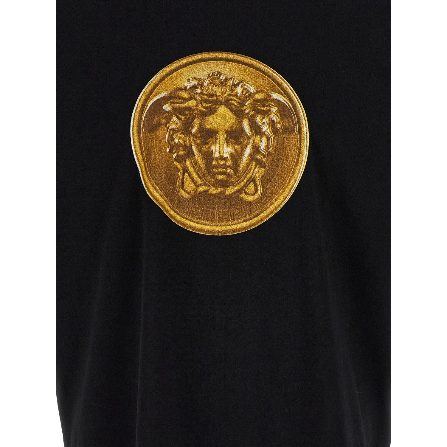 Black Cotton T-Shirt