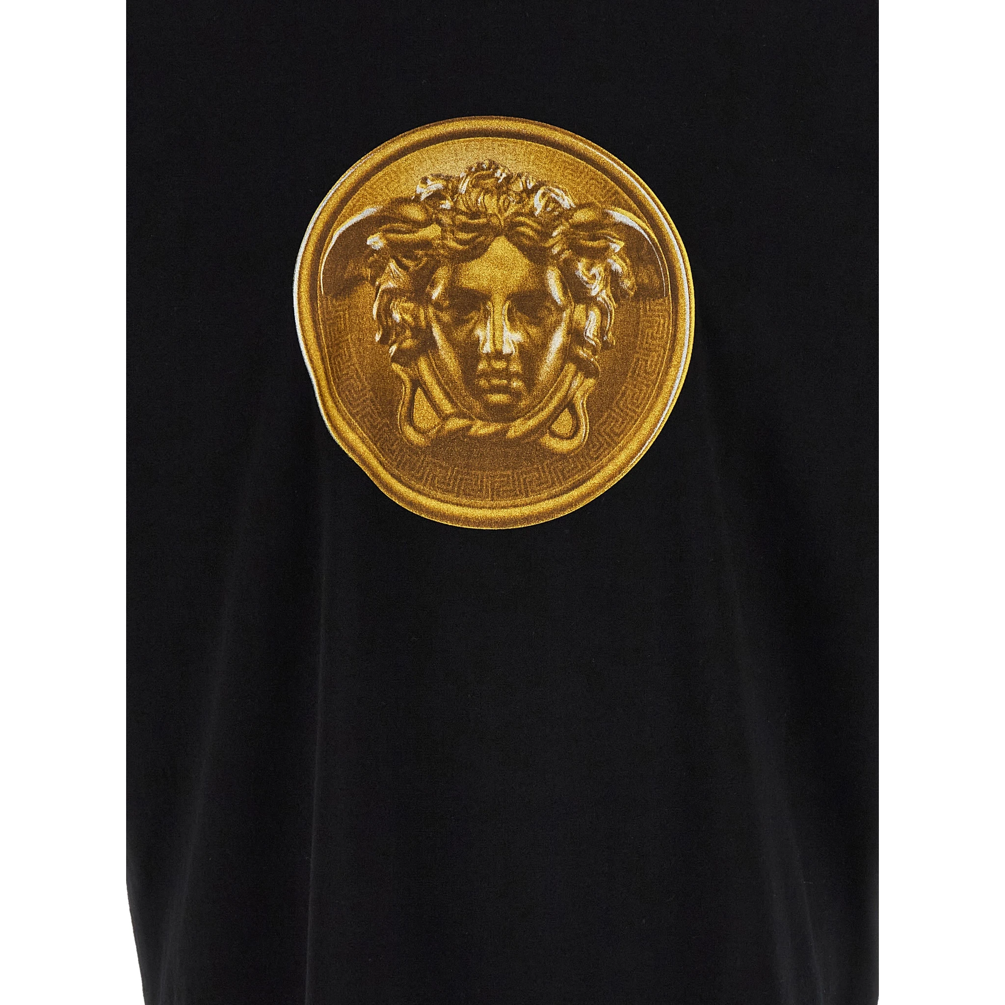 Black Cotton T-Shirt