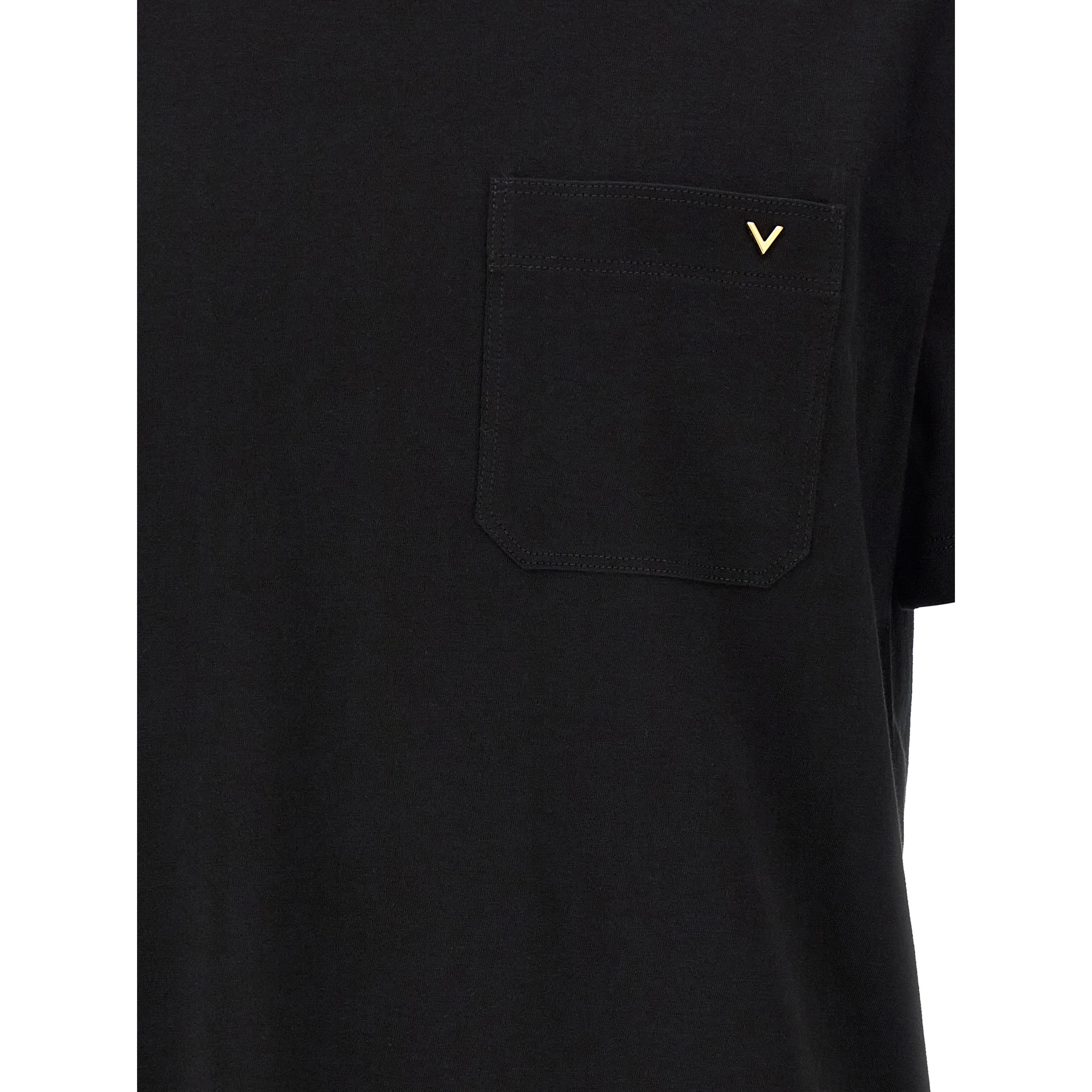 Black Cotton T-Shirt