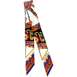 Multicolor Silk Foulard