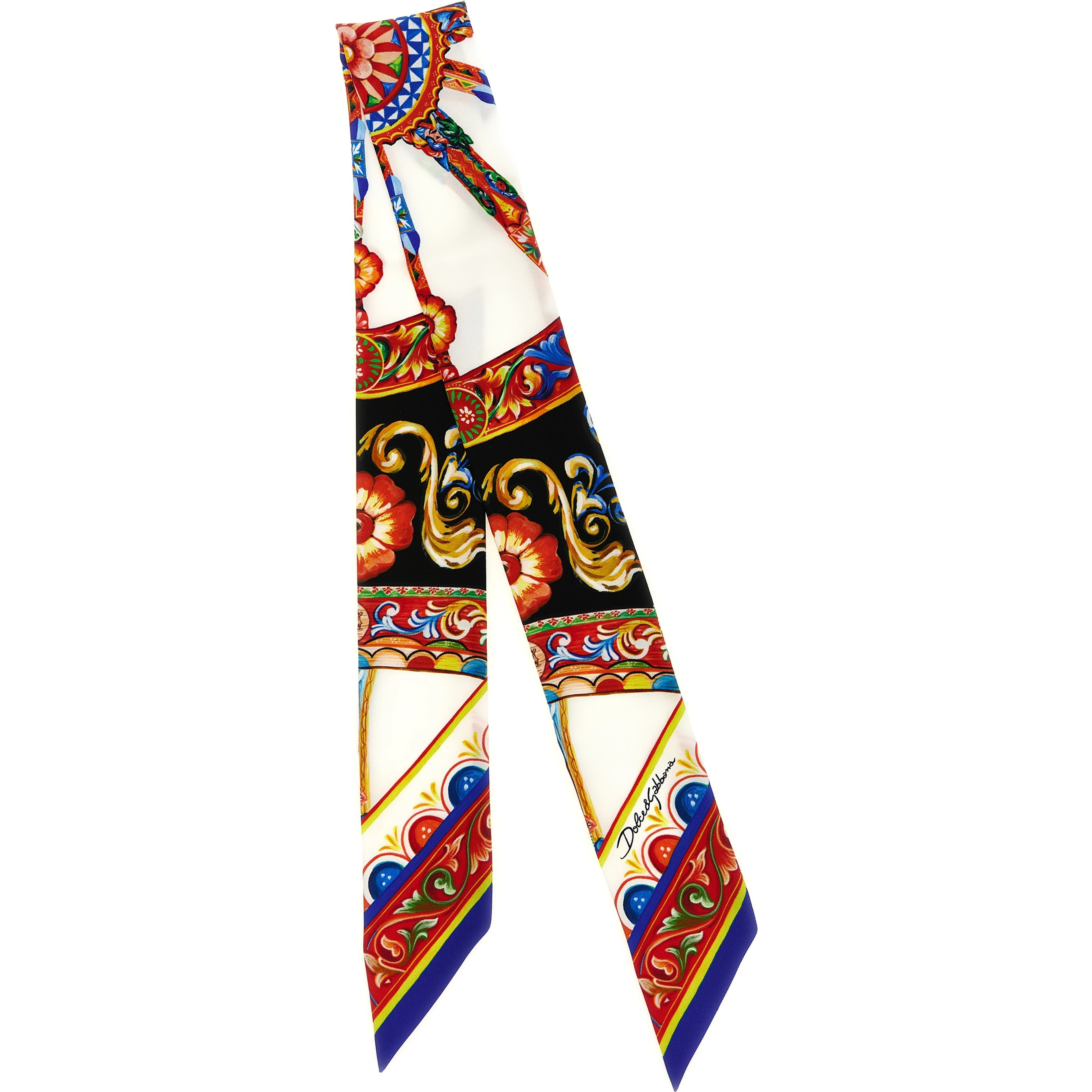 Multicolor Silk Foulard