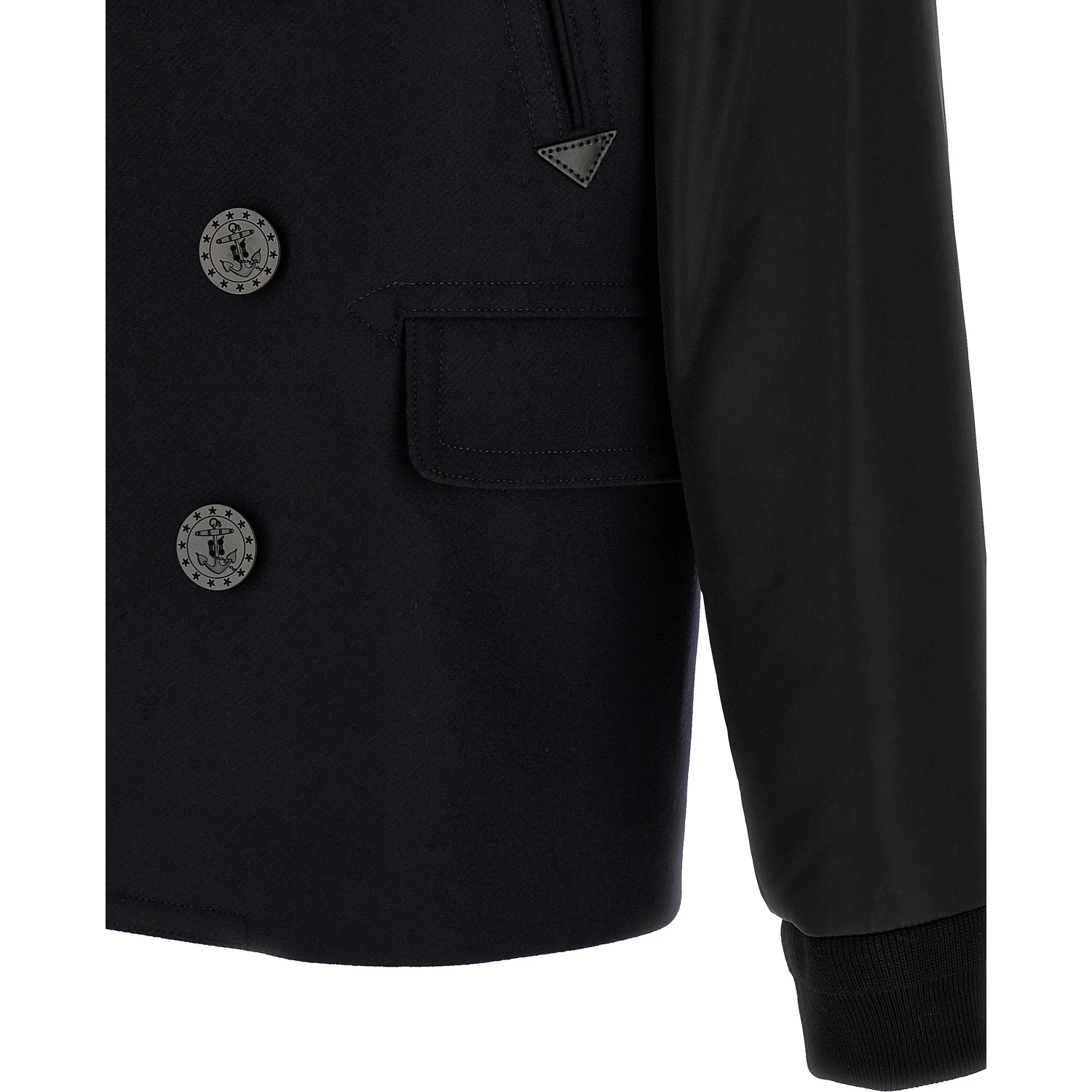 Blue Wool Coat