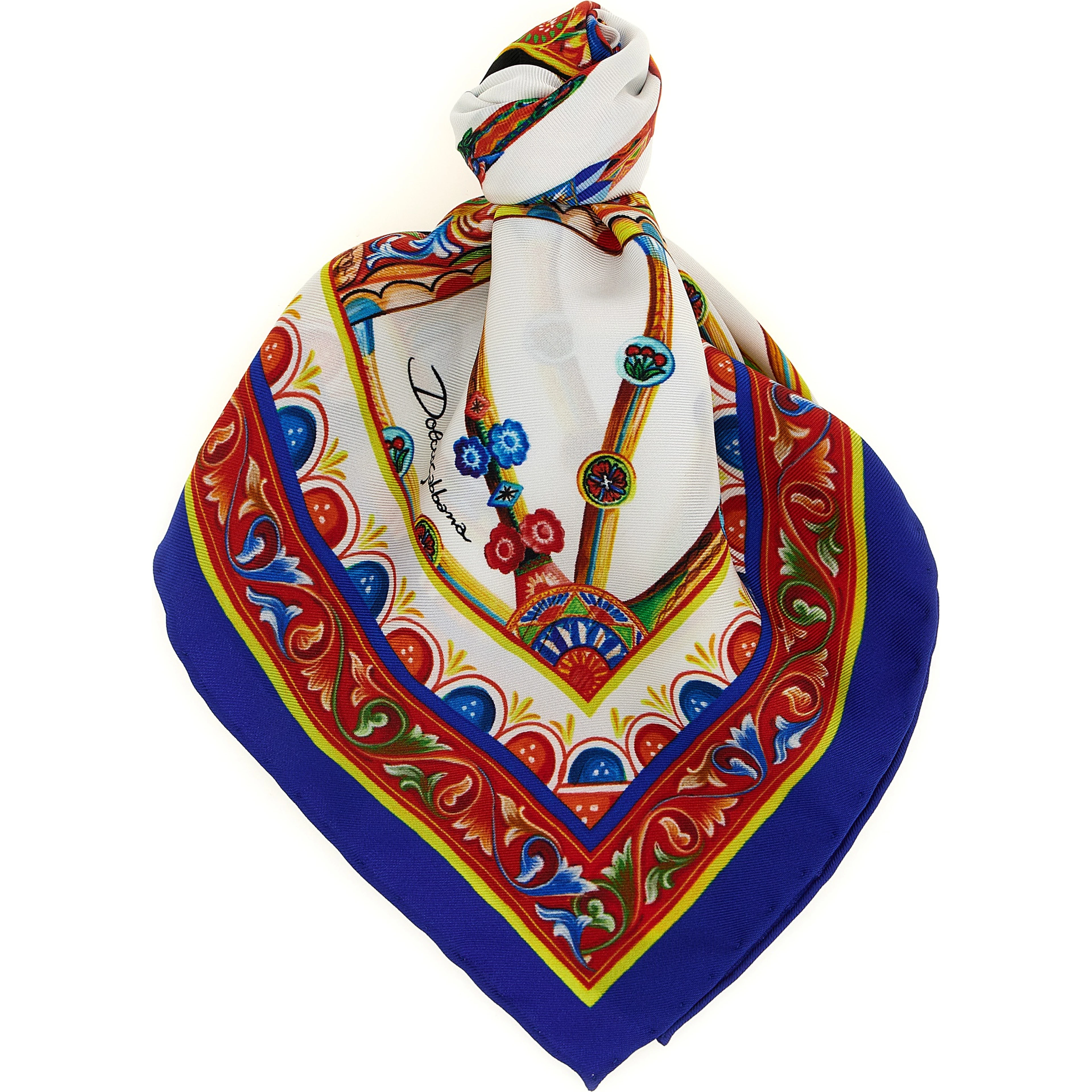 Multicolor Silk Scarf