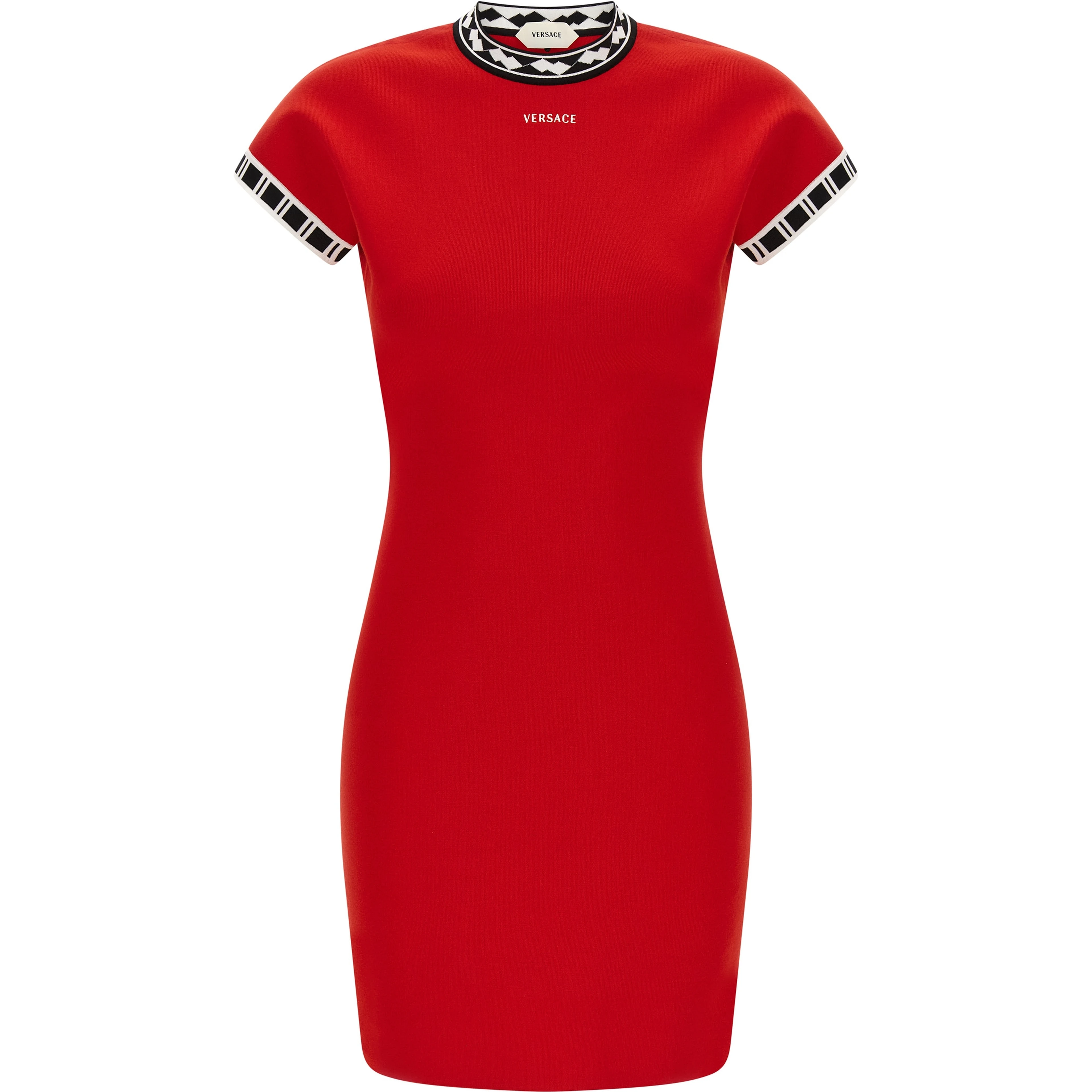 Multicolor Cotton Short Dress